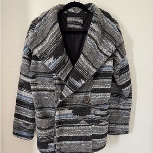 Prana Arria Knit Wool Blend Coat